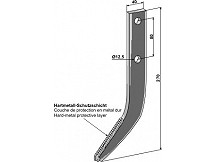 Row cutter hook