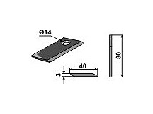 Rotary mower blade