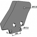 Counter-plate - left model