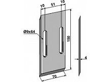 Scraper for packer rolls