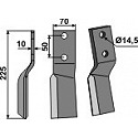 Rotary tine, left model