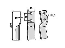 Rotary tine, left model