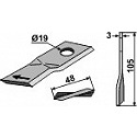 Rotary mower blades