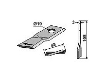 Rotary mower blades