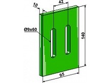 Greenflex Kunststoff-Abstreifer für Packerwalzen