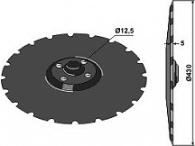 Notched disc Ř430 x 5