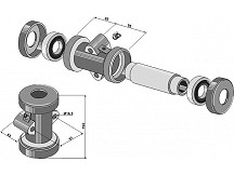 Bearing compl. for square shafts