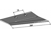 Replacement wings for stubble shares, right