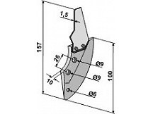 Metall-Säschar, links