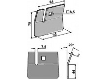 Scraper for packer rolls