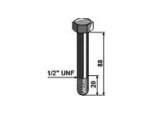 Hexagon bolt 1/2