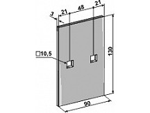 Scraper for packer rolls