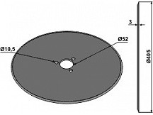 Sechscheibe Ř405x3