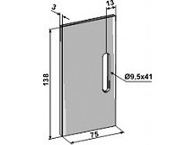 Scraper for packer rolls