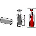 Einschweißbuchse 110mm