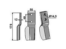 Rotary tine - left model