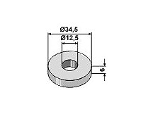 Washer Ř34,5x6xŘ12,5