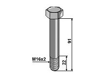 Bolt - M16 x 2 - 10.9