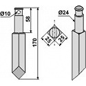 Rotary tine