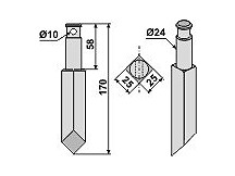 Rotary tine