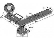 Disc-hub with shank - central model