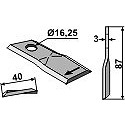 Rotary mower blade