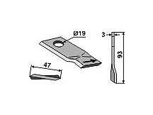 Rotary mower blade