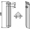 Rotary tine