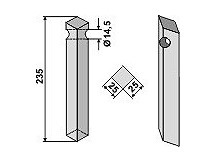 Rotary tine