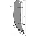 Subsoiling shank, right model