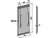 Scraper for packer rolls