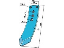 Centre stubble point