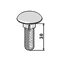 Saucer-head screw - galvanized