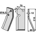 Rotary tine, right model