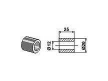 Aluminium Buchse