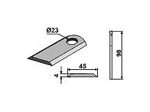 Rotary mower blade