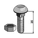 Bolt - M12x1,75x35 - 10.9