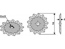 Futtermischwagenmesser