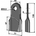 Schlegelmesser, links