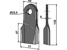 Schlegelmesser, links