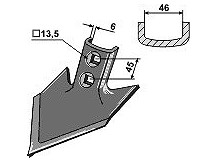 Ludtalp kapa 100 x 6