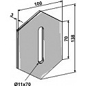 Scraper for packer rolls