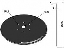 Seed drill disc