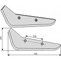 Beet lifter share, left model