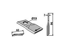 Rotary mower blade