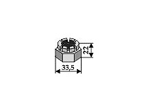 Kronenmutter M 20 x 1,5