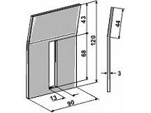 Scraper for packer rolls