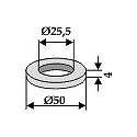 Washer Ř50x4xŘ25,5