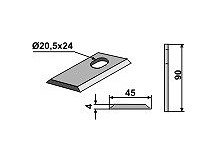 Rotary mower blade