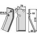 Rotary tine, right model